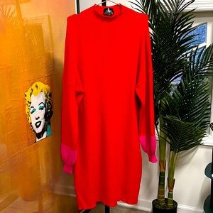 Anthropologie Line and Dot Alder Mock Neck Sweater Dress